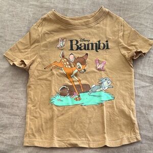 Disney Bambi Kids Brown T-Shirt